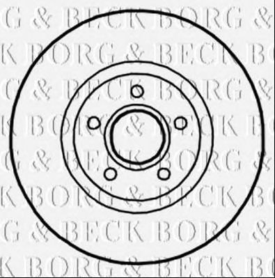 BORG & BECK bbd5305 -  Тормозной диск